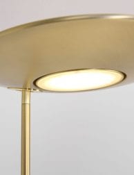 messing led vloerlamp