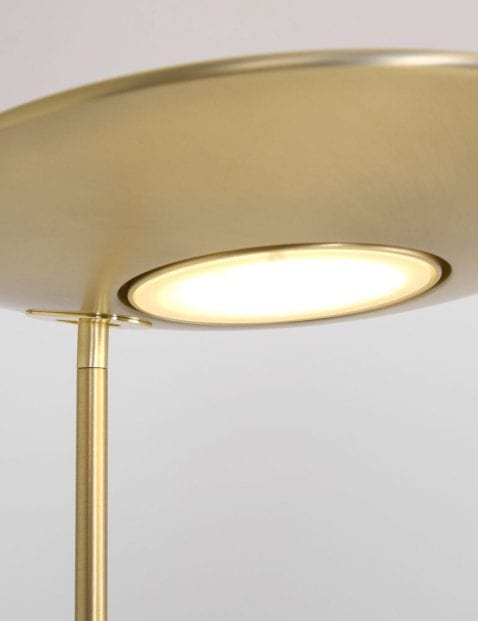 messing led vloerlamp