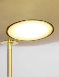 messing led vloerlamp
