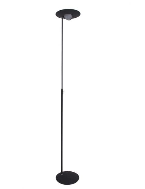 moderene zwarte vloerlamp