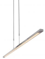 Langwerpige eettafellamp Steinhauer Humilus LED staal