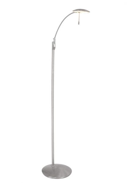 stalen vloer leeslamp