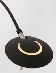 zwarte led leeslamp