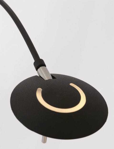 zwarte led leeslamp
