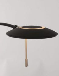 zwarte leeslamp