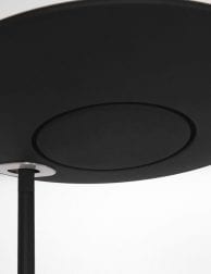 zwarte vloerlamp