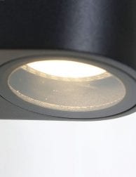 zwarte wandlamp voor buiten
