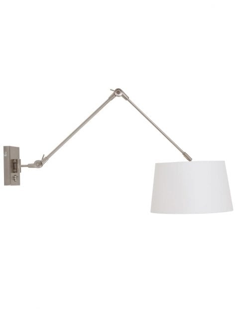 Witte praktische wandlamp