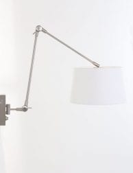 Verstelbare wandlamp wit