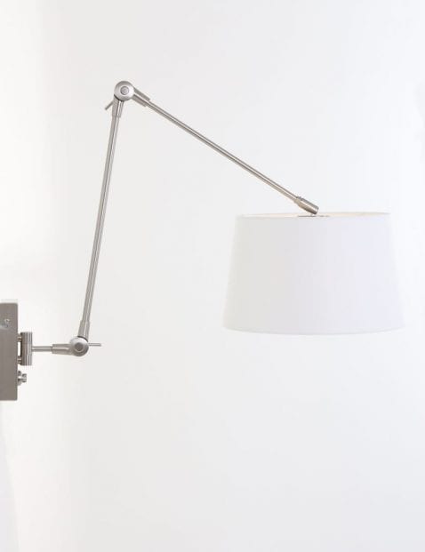 Verstelbare wandlamp wit