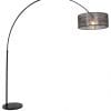 zwarte vloerlamp