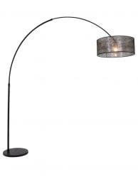 zwarte vloerlamp