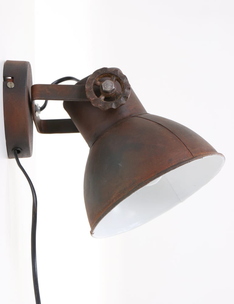 boeket monster . Stoere wandspot Light & Living Elay bruin - Directlampen.nl