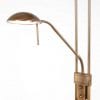 leeslamp aan bronzen vloerlamp