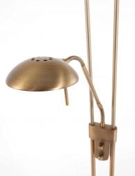 leeslamp bronzen vloerlamp