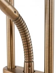 verstelbare bronzen leeslamp