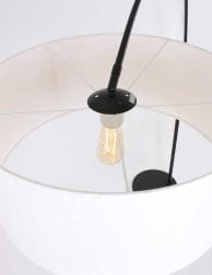 witte kap booglamp
