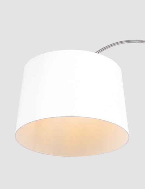 witte kap stalen booglamp