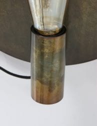 Gouden-ronde-wandlamp