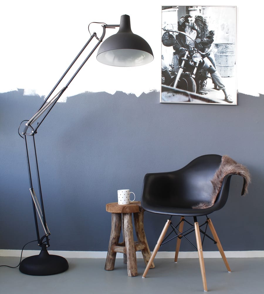 Industriele-vloerlamp