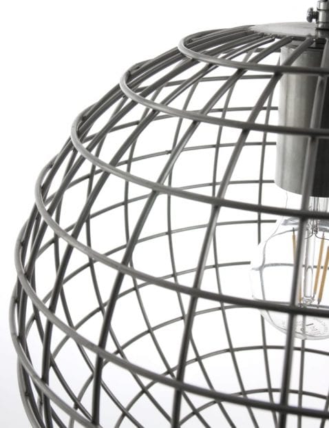 Draadlamp staal Expo