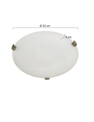 steinhauer-plafonniere-ceilingandwall-brons-glasmetaal-ø30cm-e27-2361br-1