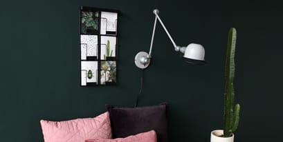 Witte-wandlamp