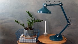 Bureaulamp-blauw