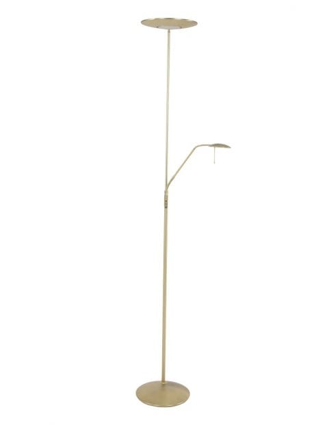 messing-vloerlamp