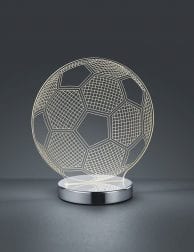Transparante voetbal lamp Reality Ball