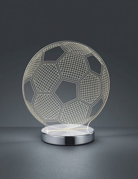 Transparante voetbal lamp Reality Ball