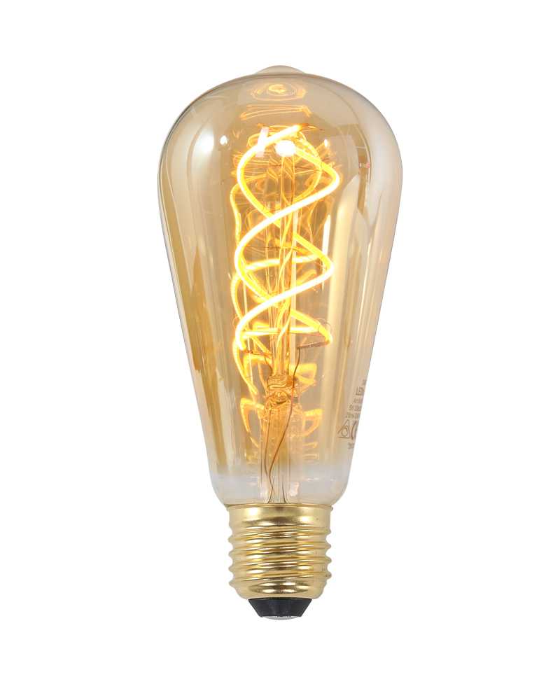 Dimbare LED lichtbron met gedraaid filament E27 5W warm licht LED's Light