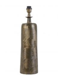 Gevlekte bronzen lampenvoet industrieel