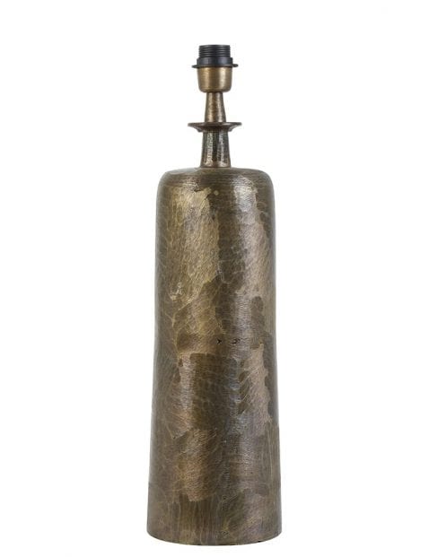 Gevlekte bronzen lampenvoet industrieel