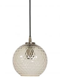 Glazen hanglamp met patroon