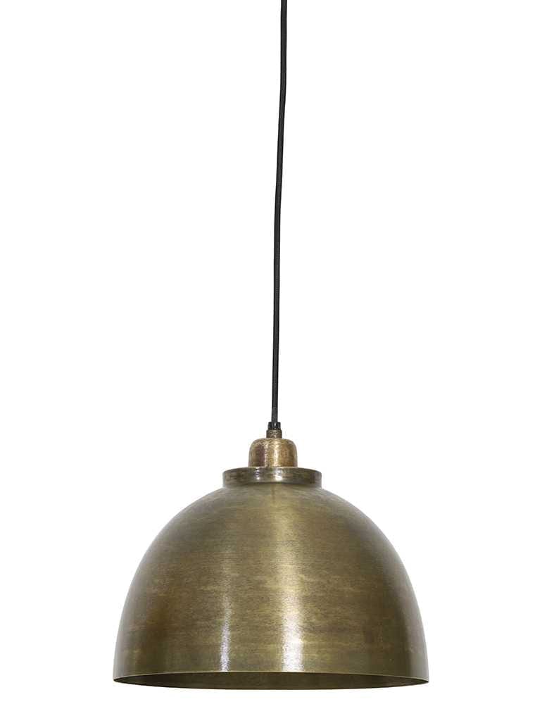 Geniet tarwe Middellandse Zee Industriële bronzen hanglamp Light & Living Kylie - Directlampen.nl