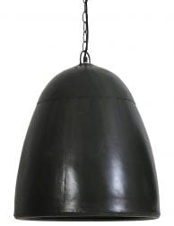 Kogelvormige zwarte lamp