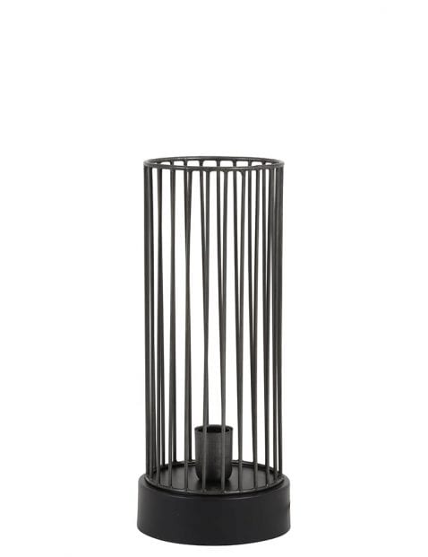 Langwerpig kooilampje zwart