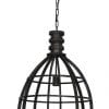 Stoere zwarte hanglamp