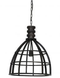 Stoere zwarte hanglamp