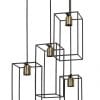 Vierkante 4-lichts hanglamp