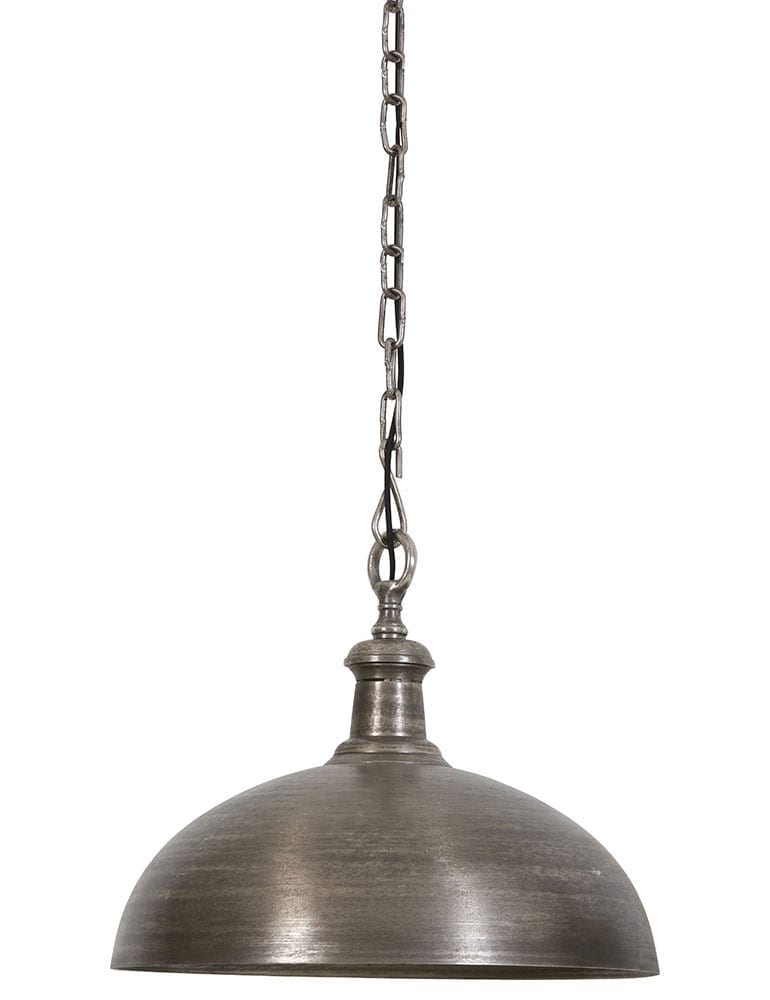 Turbulentie Uitverkoop mate Hanglamp met ketting Light & Living Demi nikkel - Directlampen.nl