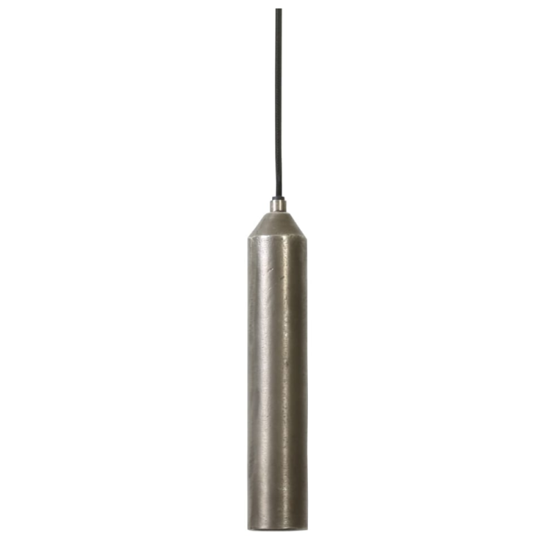 Smalle hanglamp Light & Living Dami bewerkt staal