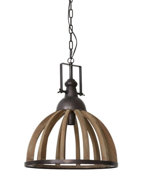 Hanglamp landelijk hout-1675B
