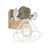 Houten wandlamp draad-1578W