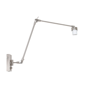 Moderne wandlamp met knikarm Steinhauer Prestige chic