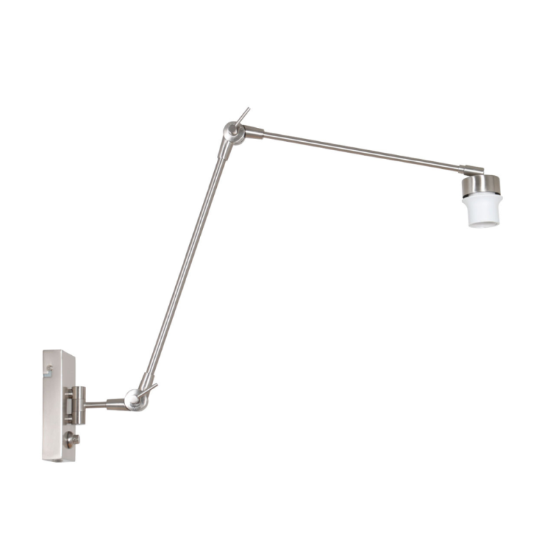 Moderne wandlamp met knikarm Steinhauer Prestige chic