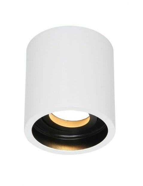 Opbouwspot rond Mexlite Fay wit