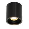 Opbouwspot rond Mexlite Fay zwart