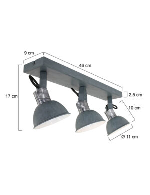 steinhauer-spot-brooklyn-grijs-metaal-opbouwspot-gu10-2134gr-1